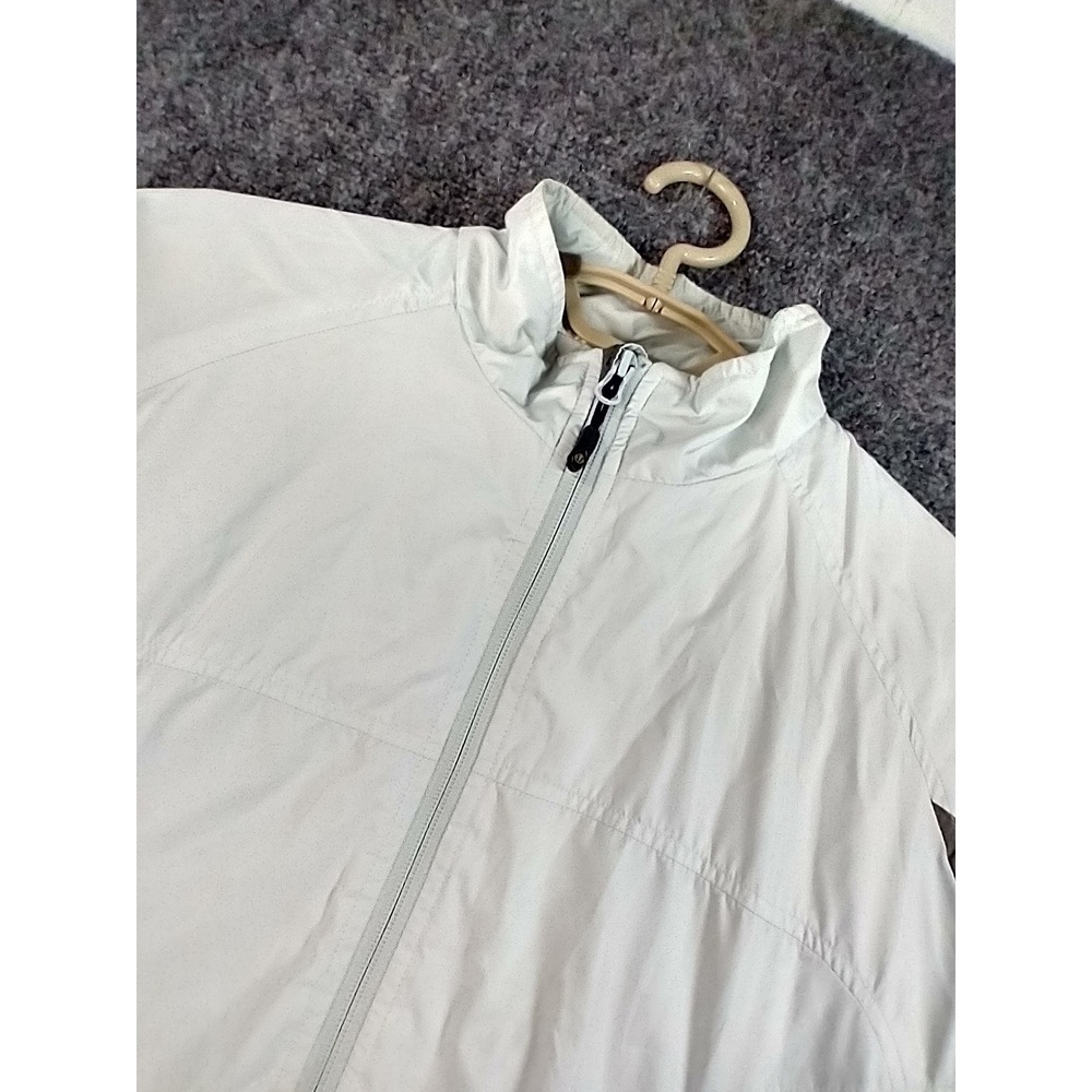 Sunice Weather Jacket Mens Large Grey Charcoal Full Zip Lightweight Windbreaker